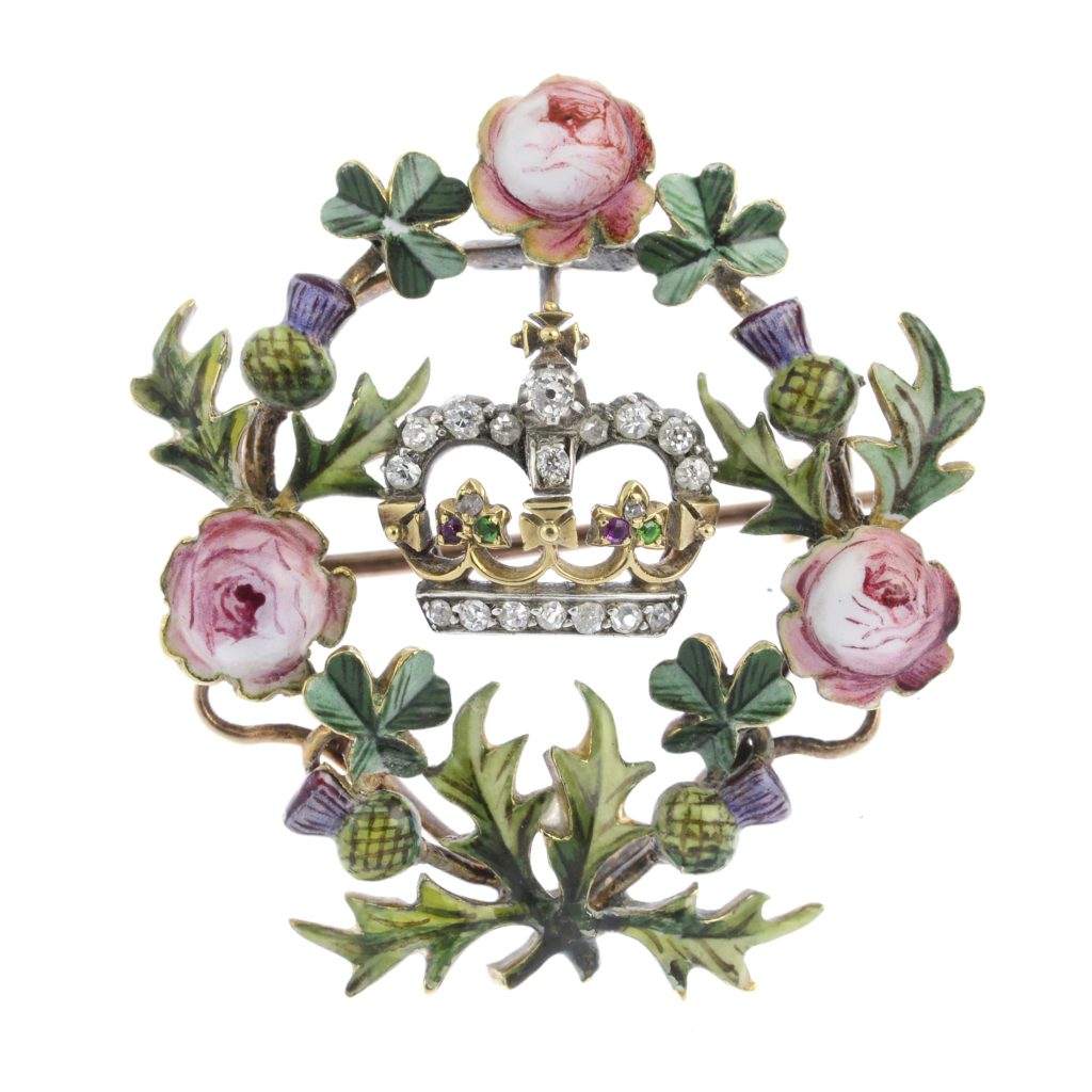 King Edward VII coronation brooch