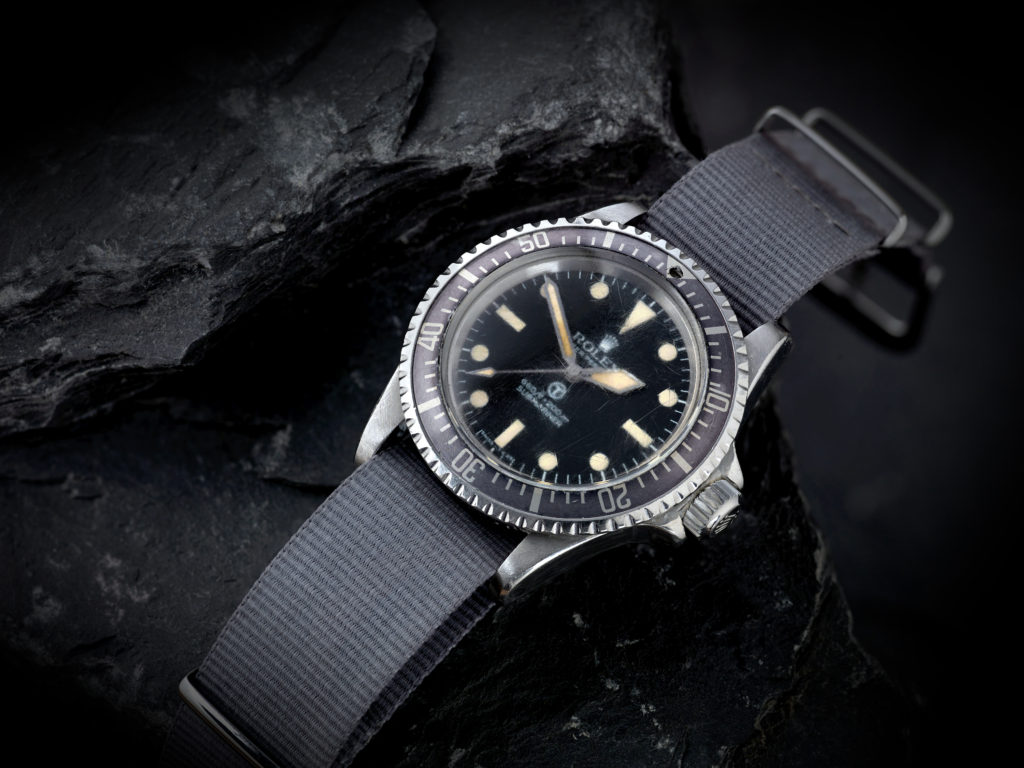 rolex military sub