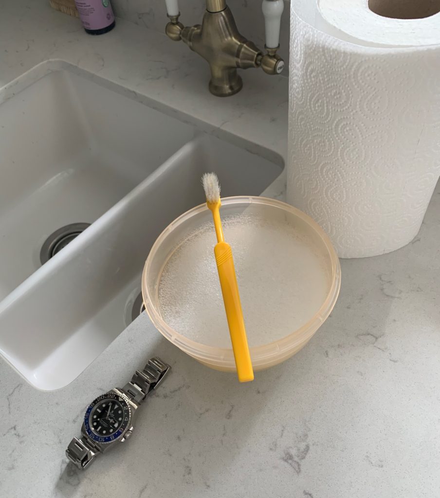 Talk to me about… How to clean a watch 3 toothbrush clean
