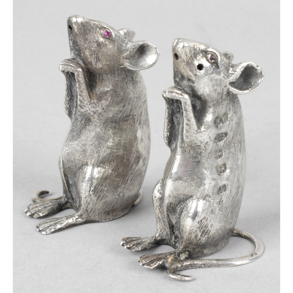 Modern Silver at Auction 2 mice