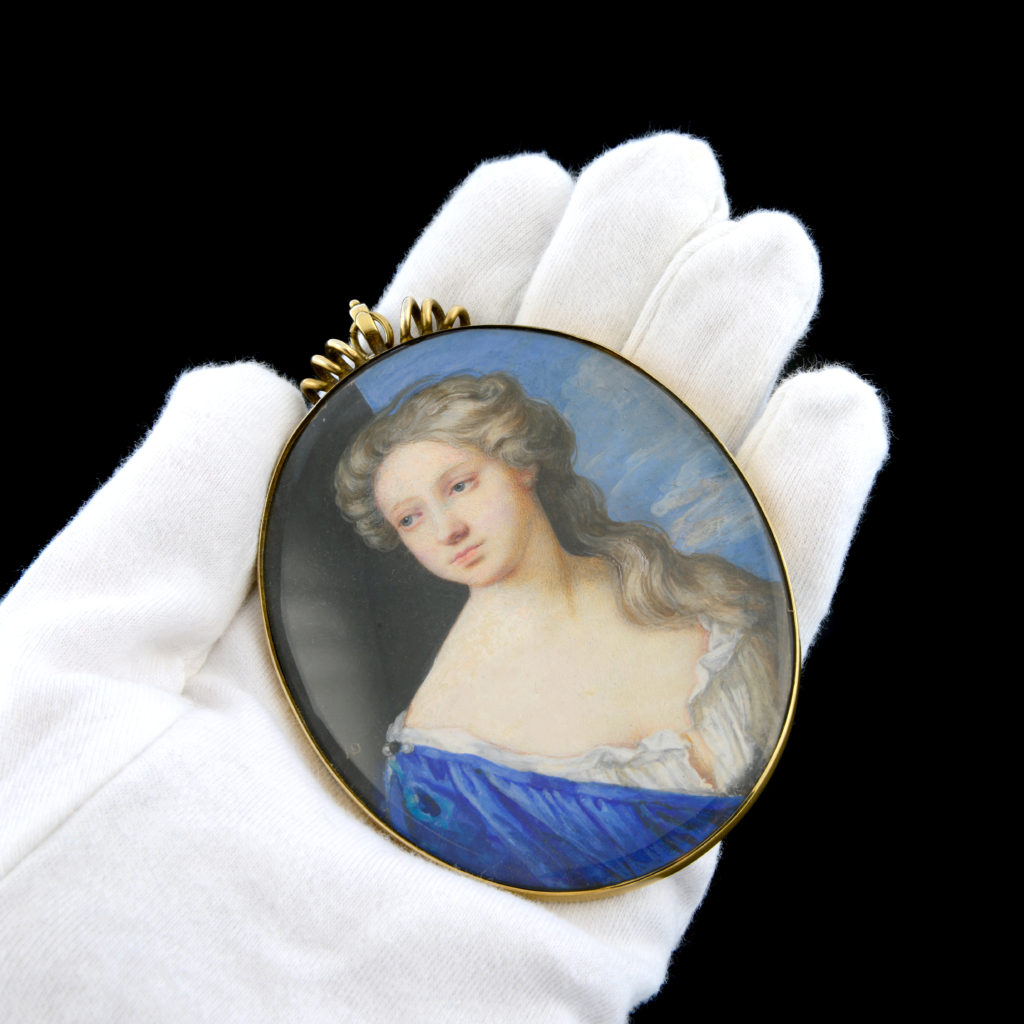 Jane Dering Portrait Miniature Nicholas Dixon