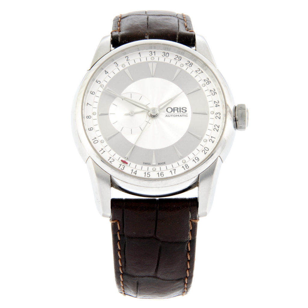 Oris - an Artelier Pointer Date wrist watch, 43mm.