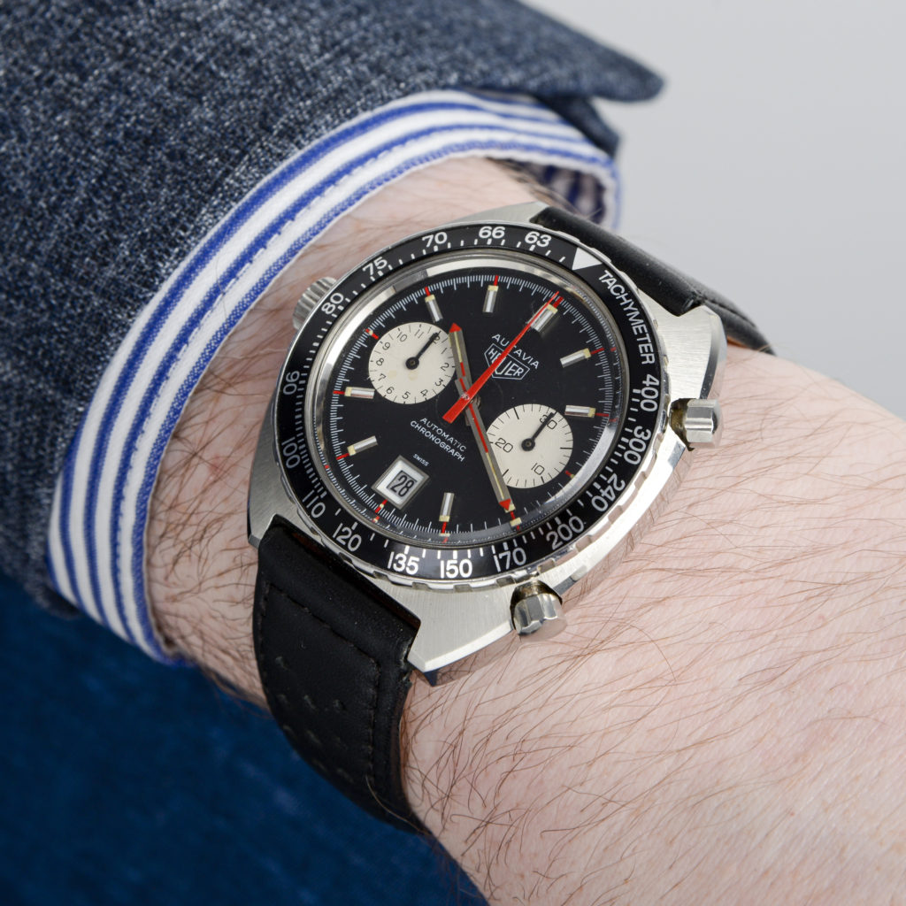 Heuer Autavia chronograph watch