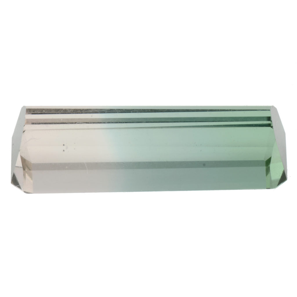 Bi-colour tourmaline, 5.56ct