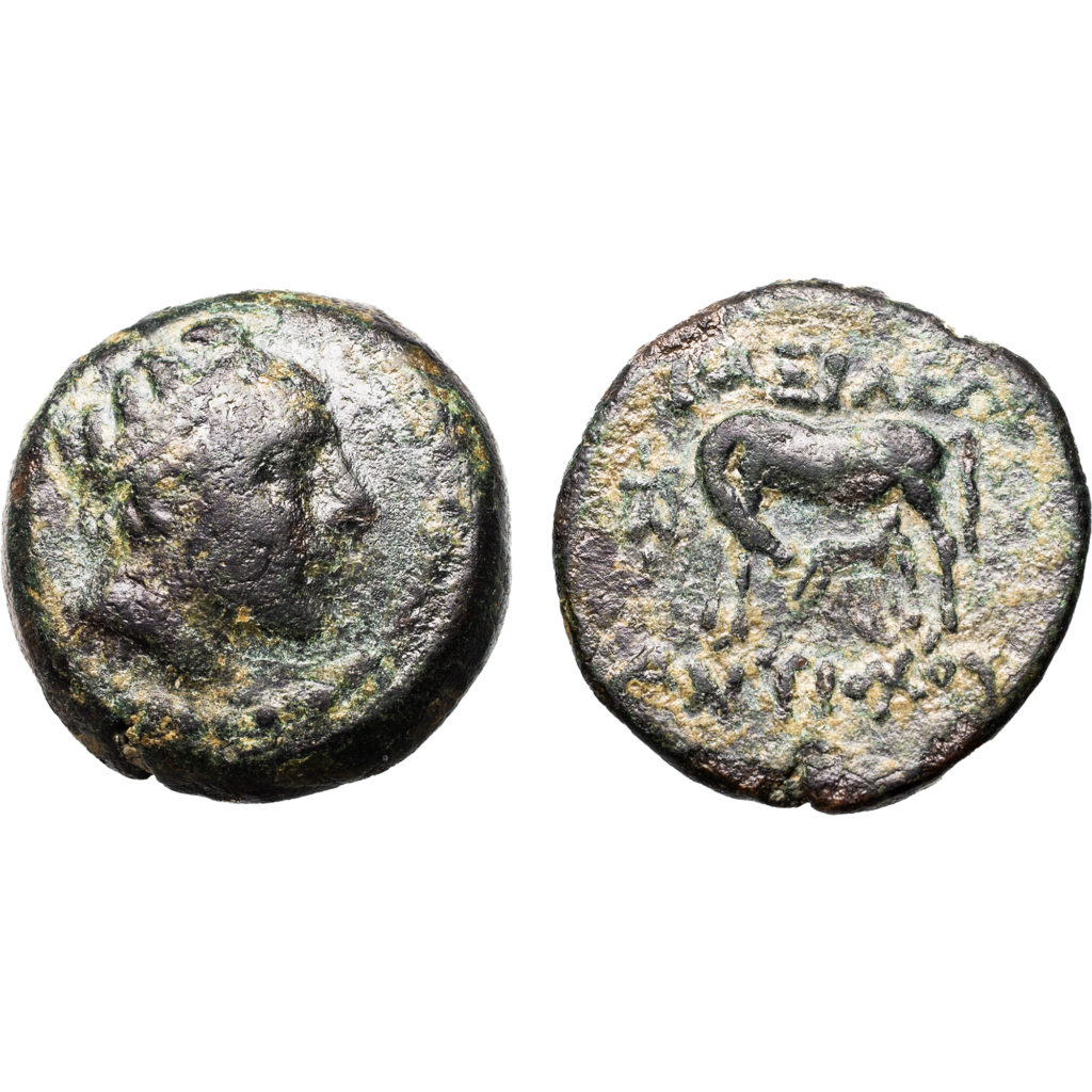 Seleukid Empire, Antiochos III 'the Great' Æ 24mm. - Ex Henry Clay Lindgren Collection.