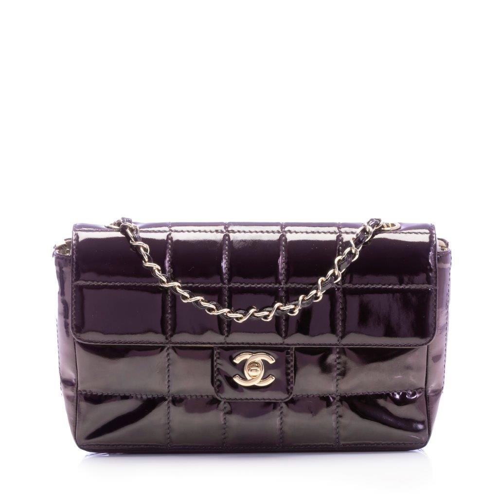 Lot 14 - Chanel Chocolate Bar Flap