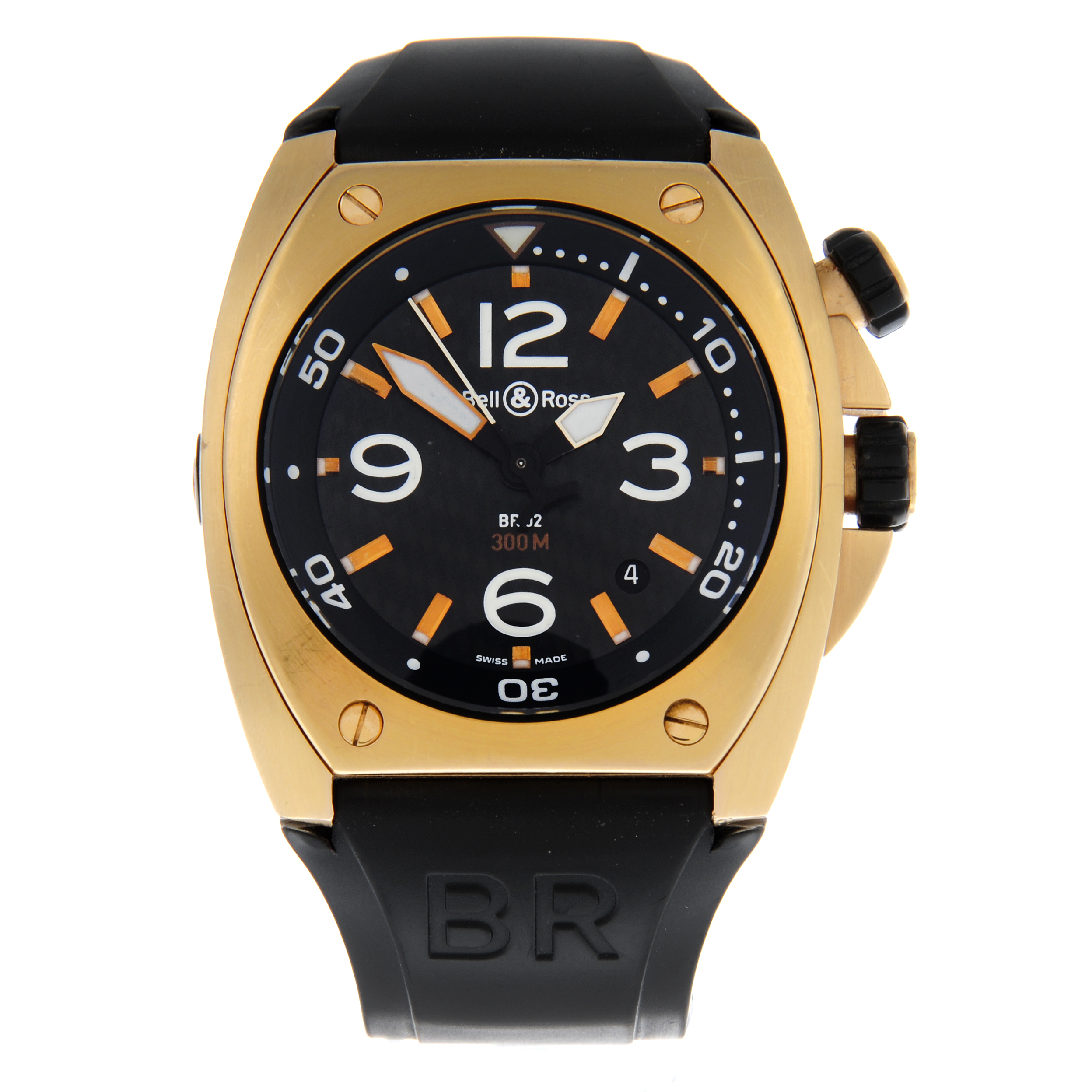 Red metal BR02 wrist watch Bell & Ross