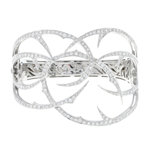 Diamond 'Thorns' bangle, by Stephen Webster