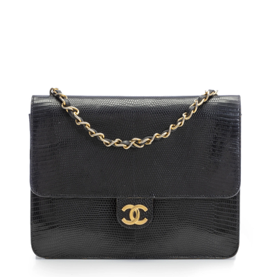 Chanel Lizard Single Flap