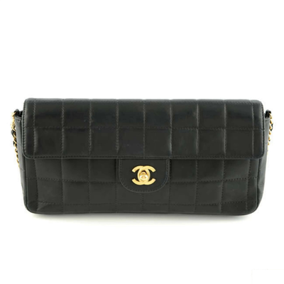 Chanel East West Chocolate Bar Flap 2004