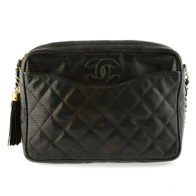 Chanel Lizard Camera Tassel 1986-1988