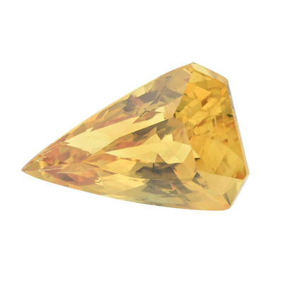 Fancy-shape yellow sapphire