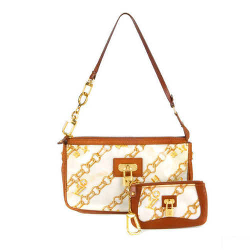 Louis Vuitton Charms Pochette Accessories handbag and matching purse