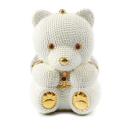 Judith Leiber Sweetheart Bear minaudière clutch