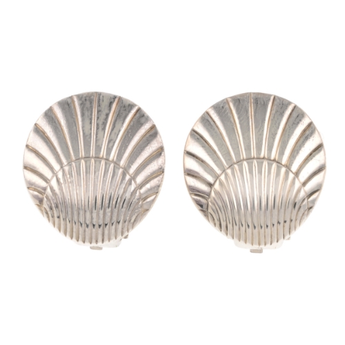 'Shell' earrings by Georg Jensen