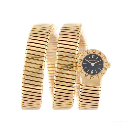 Bulgari 18ct yellow gold Bulgari Tubogas bracelet watch