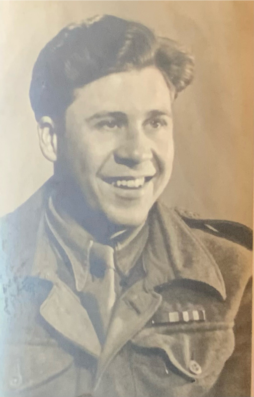 William (Bill) Holyoake - Wearing Royal Engineers Standard issue regular sappers uniform in 1947 _ Holyoake Family