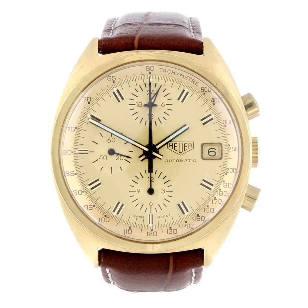 Heuer Chronograph watch in July's Watch Sale