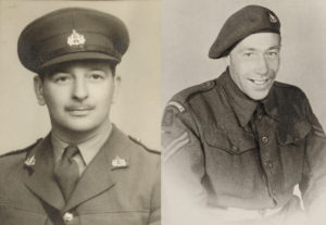Captain Alfred Packer (left) and George H. Rowson (right)