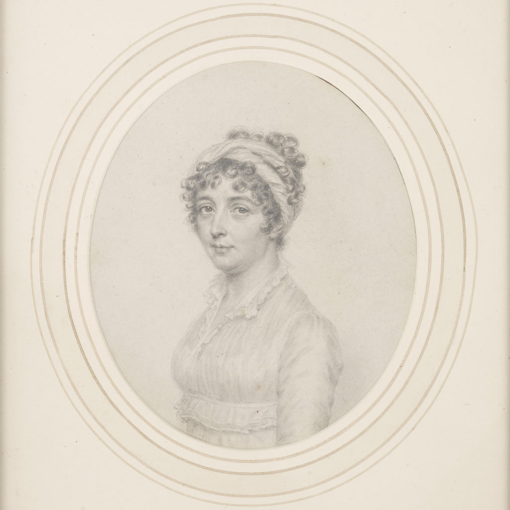 An early 19th century framed portrait miniature