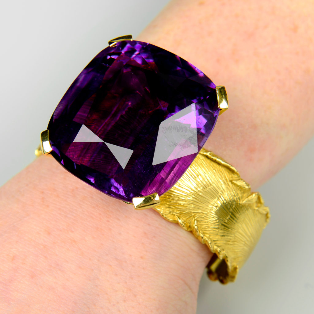 simon benney amethyst bangle