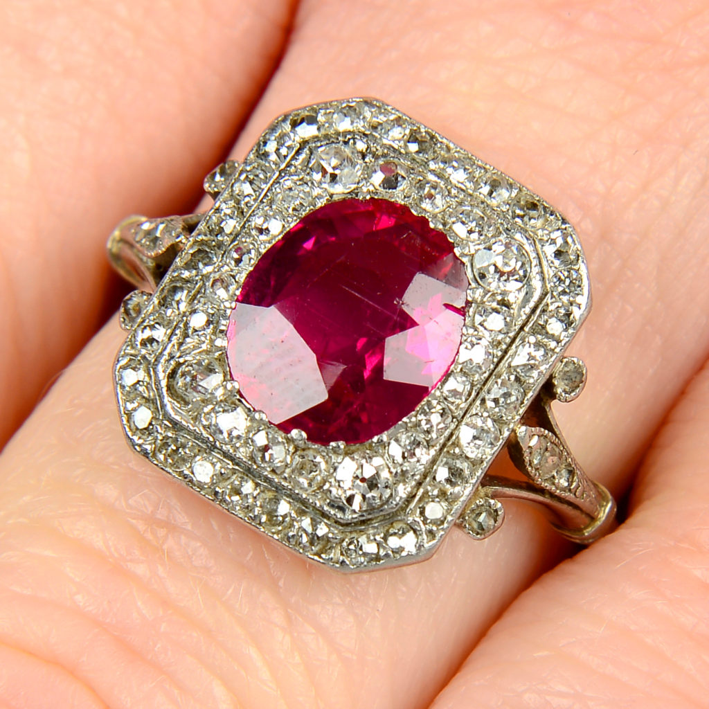 Burmese Ruby ring