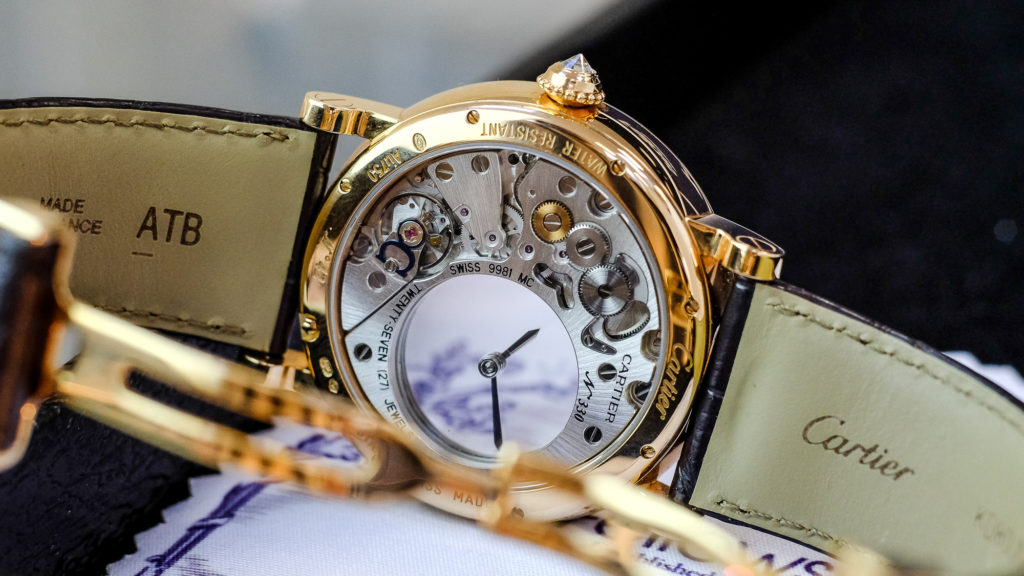 18ct rose gold Rotonde de Cartier Mystérieuse watch