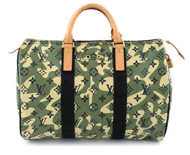 A Louis Vuitton and Murakami Monogramoflage bag.