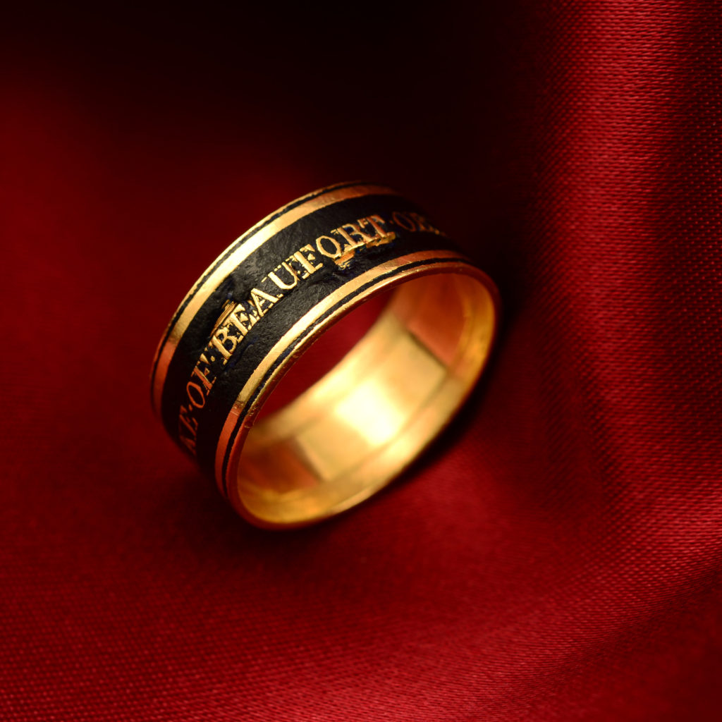 Mourning ring for Henry Duke of Beaufort