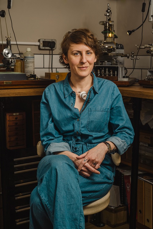Rebecca Struthers, watchmaker.
Photo credit: Mike Smith