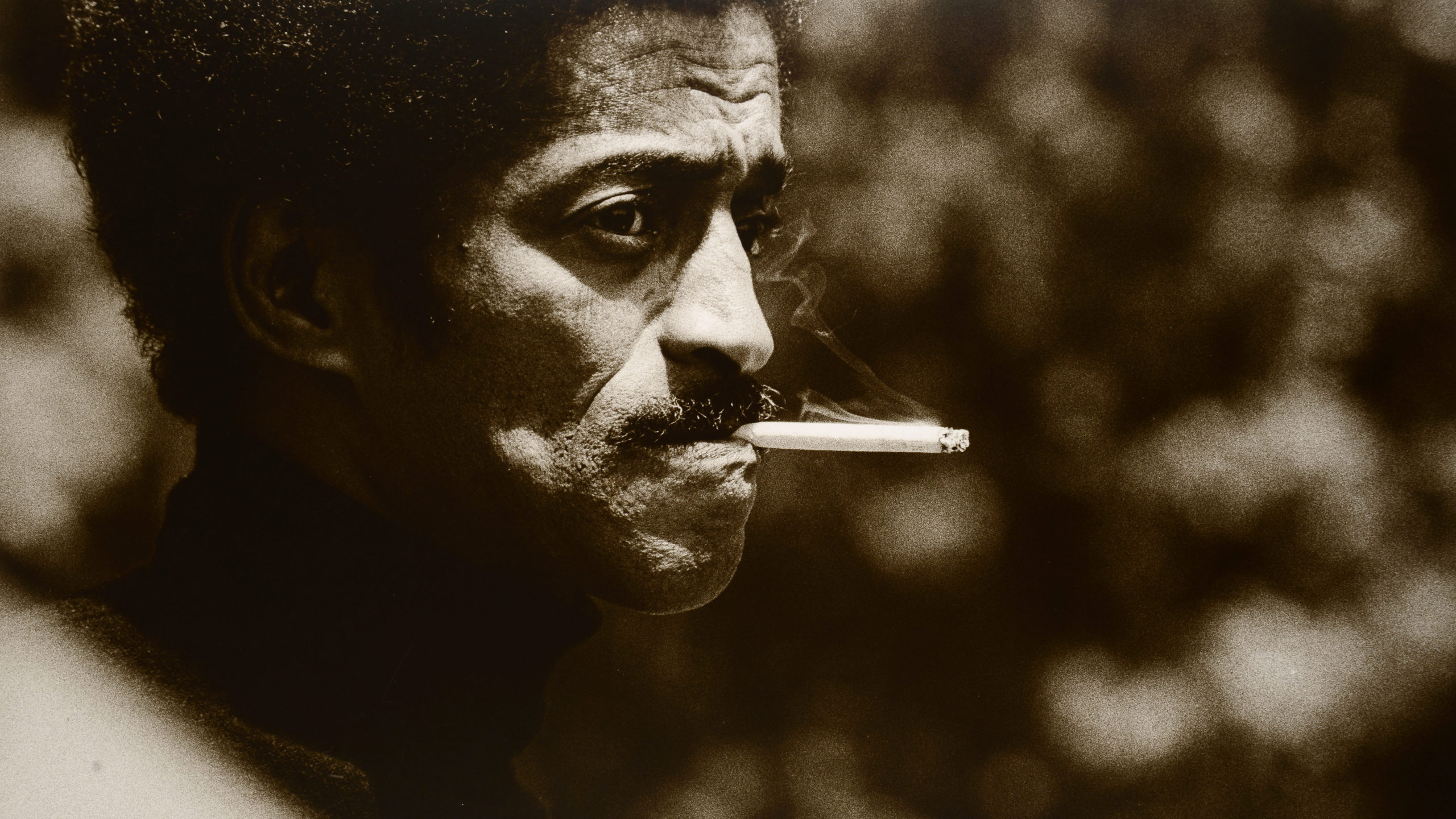 Sammy Davis Jr outside.