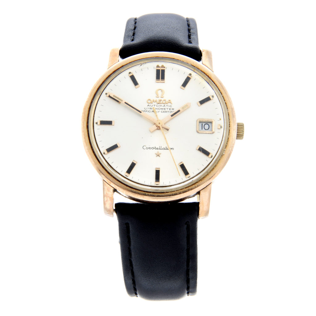 Omega - a Constellation wrist watch, 35mm.