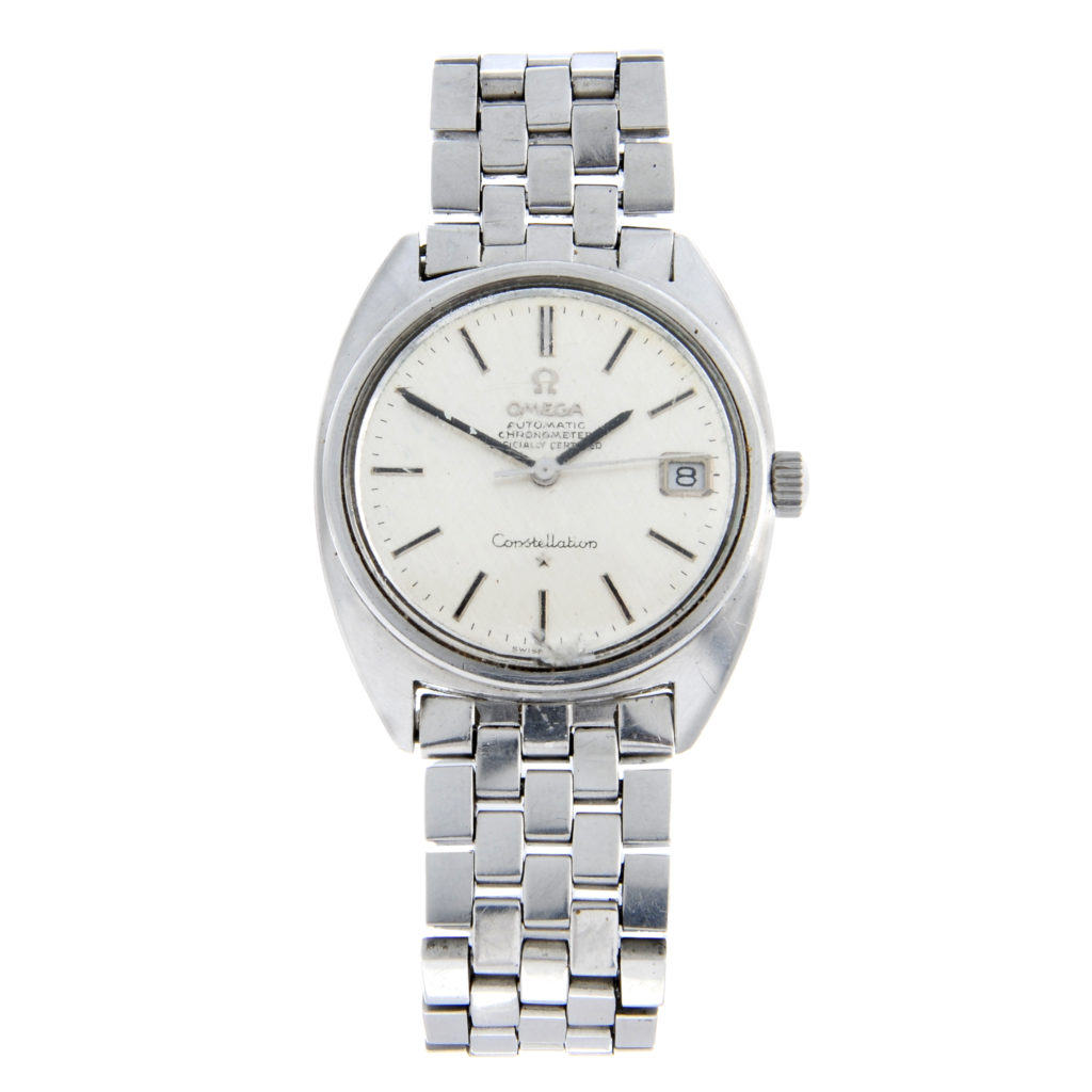 Omega - a Constellation bracelet watch, 34mm.
