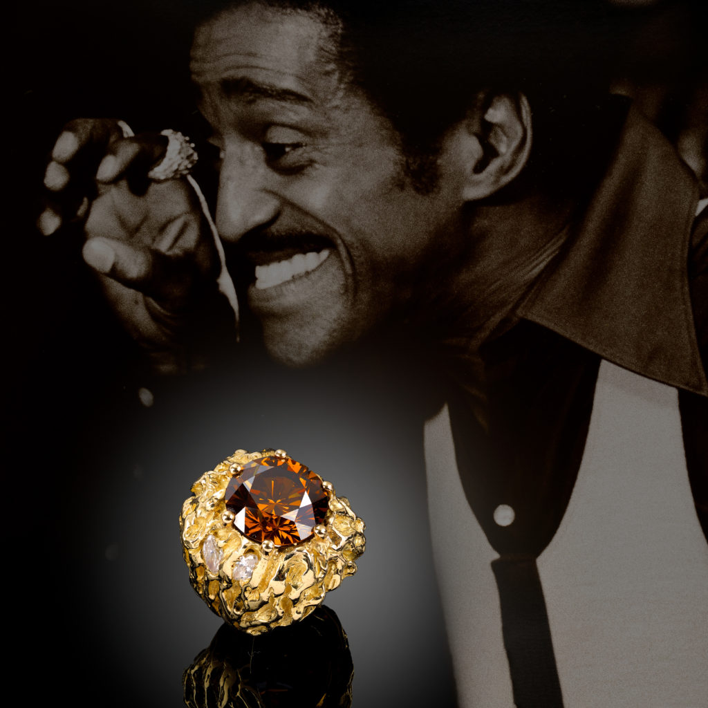 Sammy Davis Jr and ring