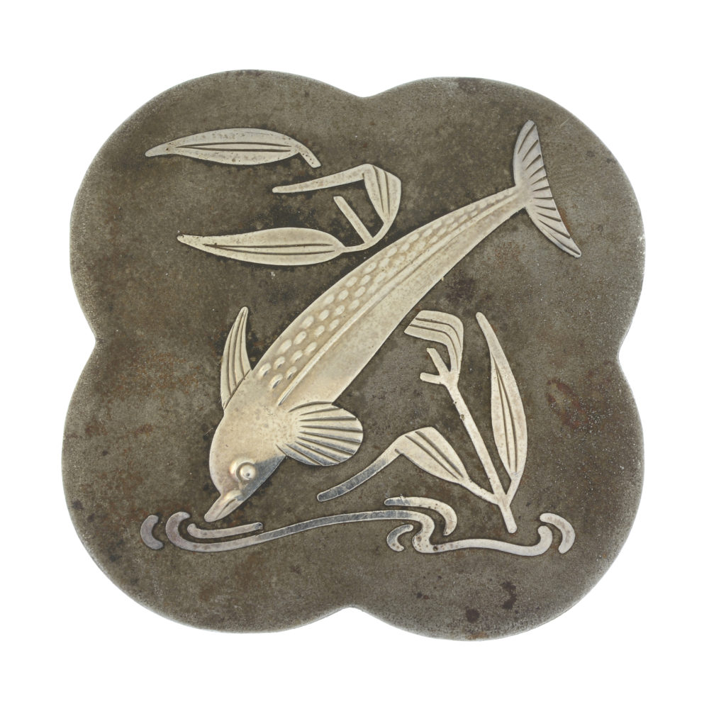 Dolphin brooch, Arno Malinowski for Georg Jensen