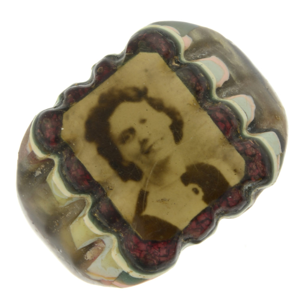 Early plastic prisoner of war ring