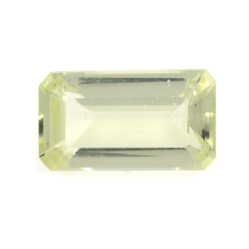 Rectangular-shape heliodor, 11.68ct