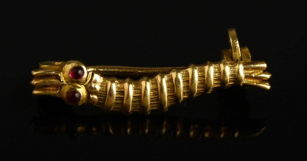 Caterpillar club brooch for Flight Sargent Stanley Cranston Alldis