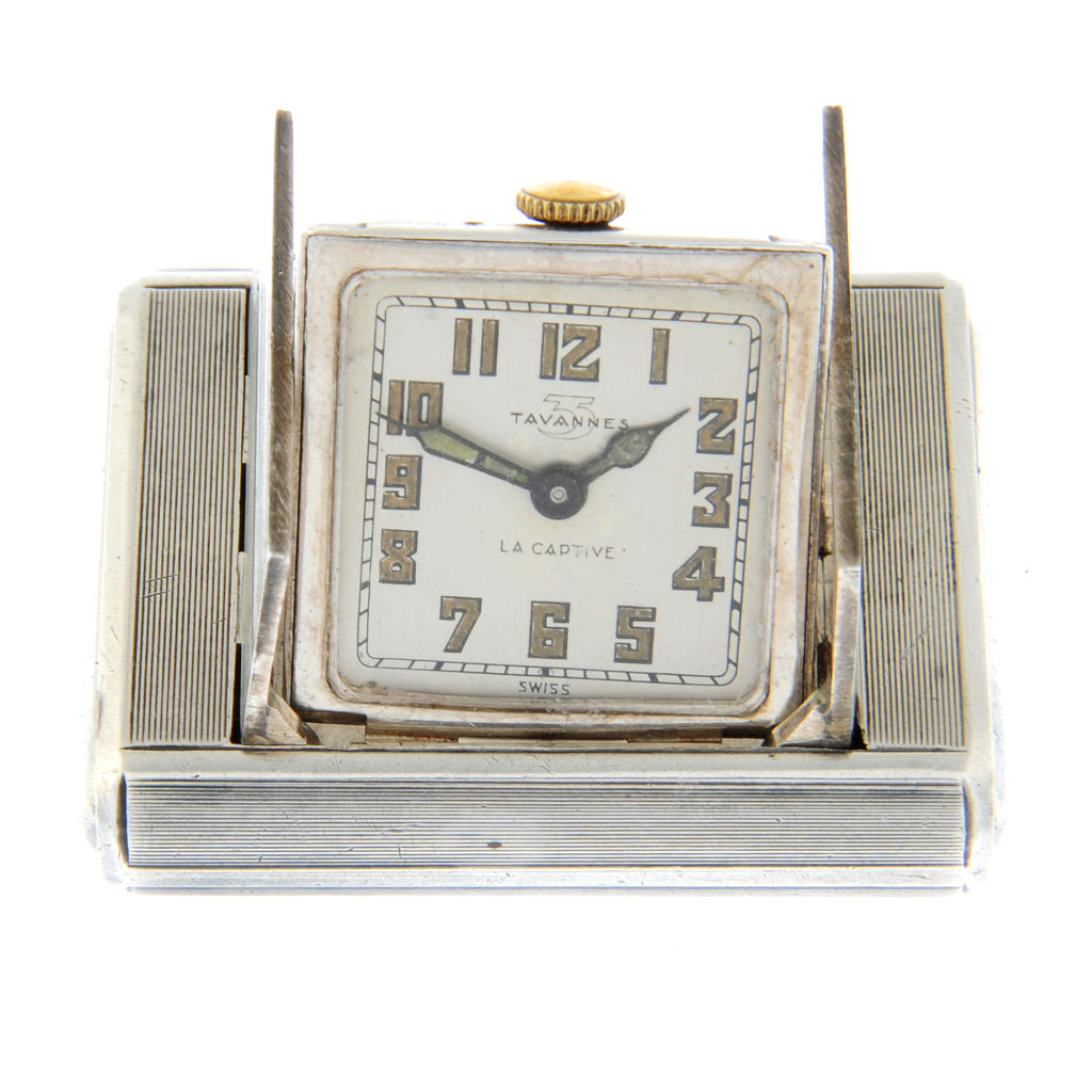 Tavannes La Captive travel clock