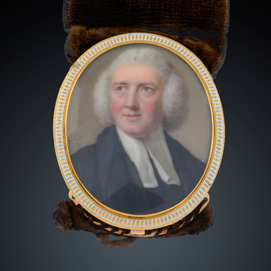 Georgian portrait miniature, by John Smart