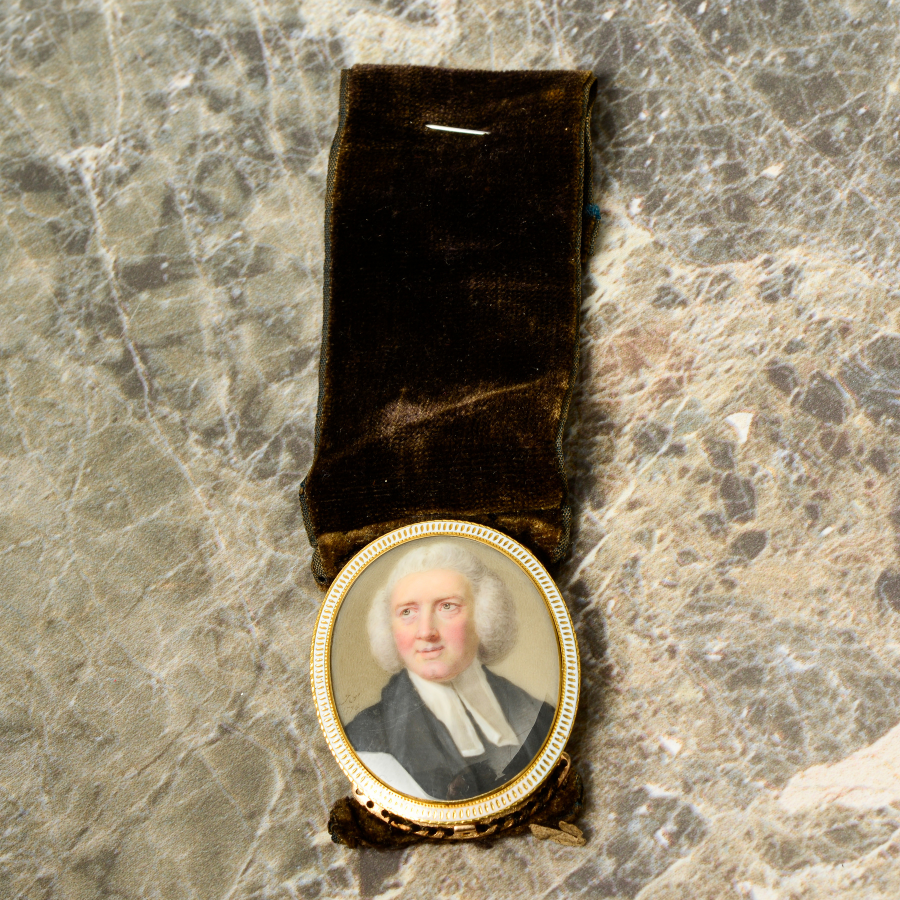 Georgian portrait miniature, by John Smart