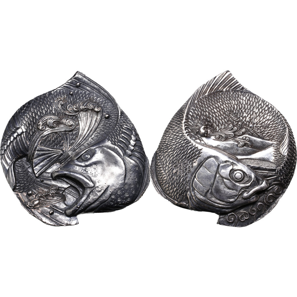British Art Medal Society. Gwyniad Cast Silver Medal by Bethan Williams