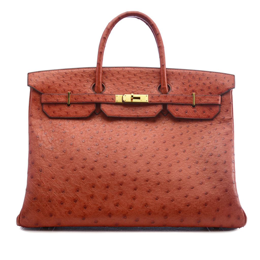 Rogue Vif Ostrich Birkin 40
