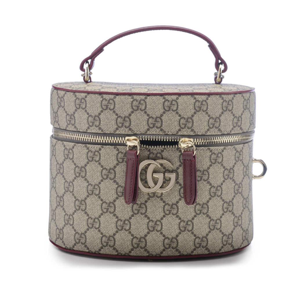 Gucci Limited Edition GG Supreme Cosmetic Case designer handbags