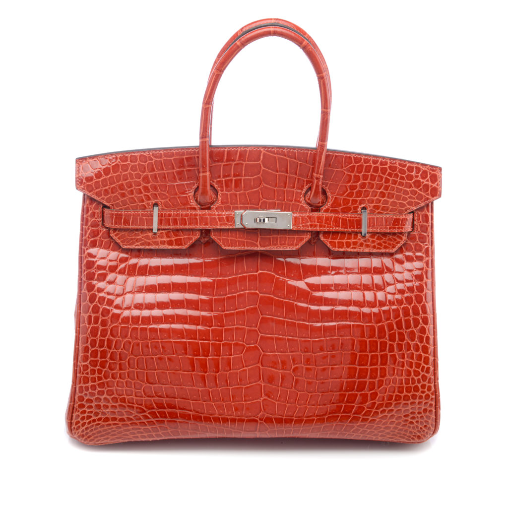 Shiny Braise Crocodile Birkin 35