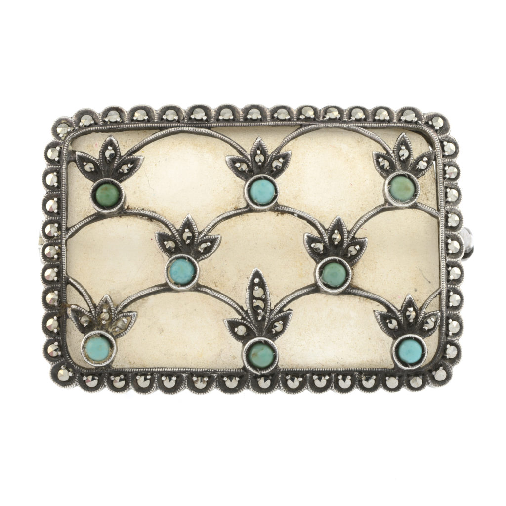 Art Deco gem-set brooch, by Theodor Fahrner