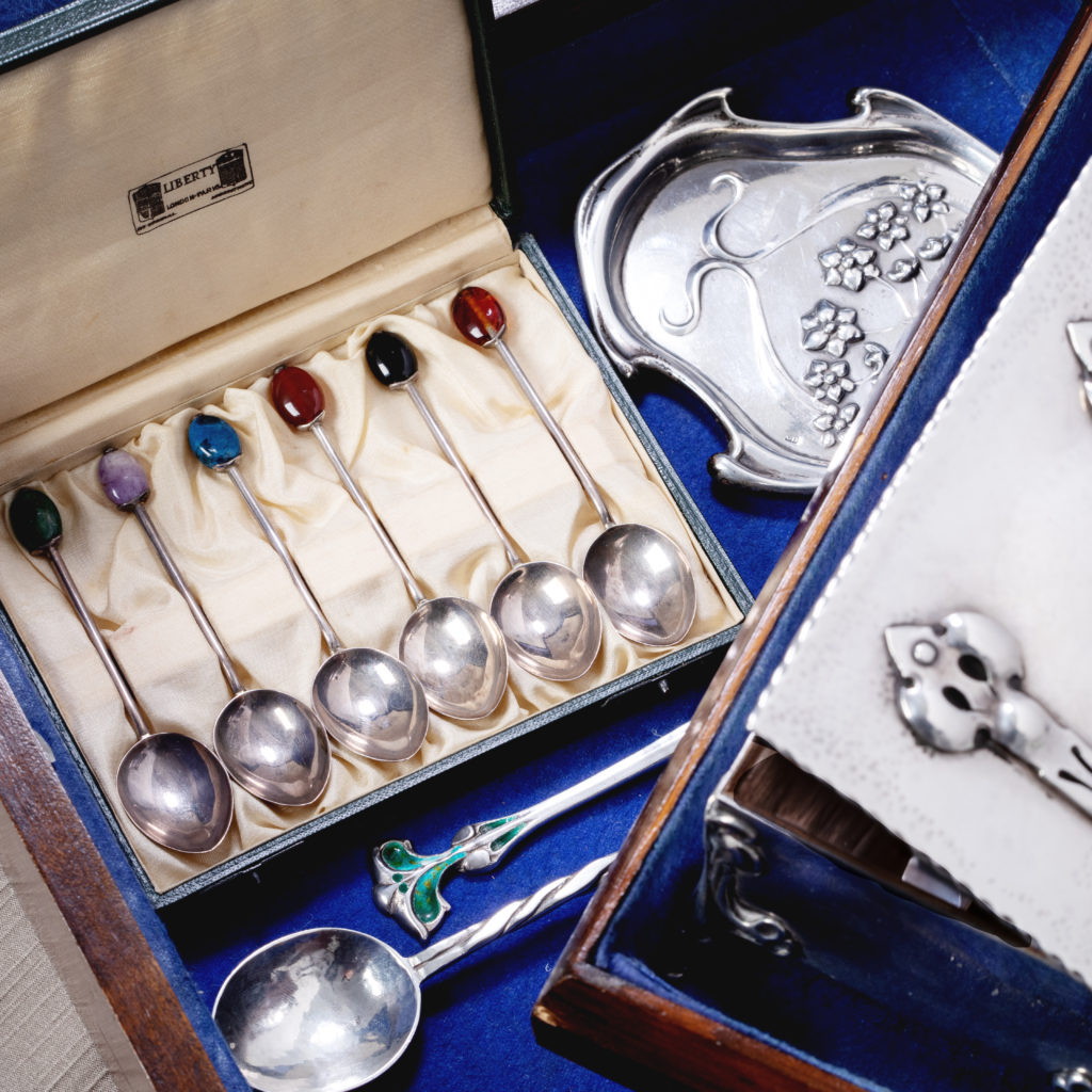 Art Nouveau items.